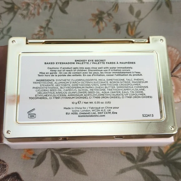 Iconic London Smokey Eye Secret Baked Eyeshadow Palette NIB 10g - Picture 4 of 7